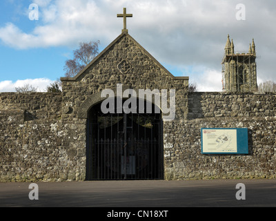 Il Dorset Inghilterra Shaftesbury Abbazia di Santa Maria e San Edward fondata nel 888 da King Alfred Foto Stock