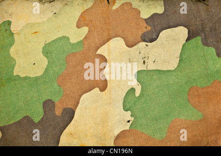 Retrò camouflage sfondo dell esercito Foto Stock