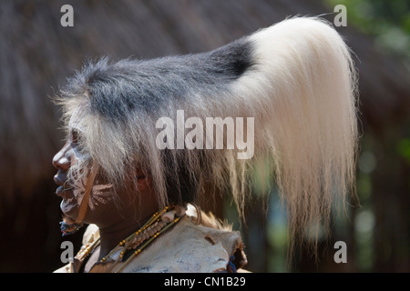 Il popolo kikuyu (Gikuyu), Aberdare, Kenya Foto Stock