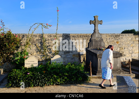 Francia, Val d'Oise, Francese Vexin Parco Naturale Regionale, Auvers sur Oise cimitero, Vincent e Teodoro van Gogh tombe Foto Stock