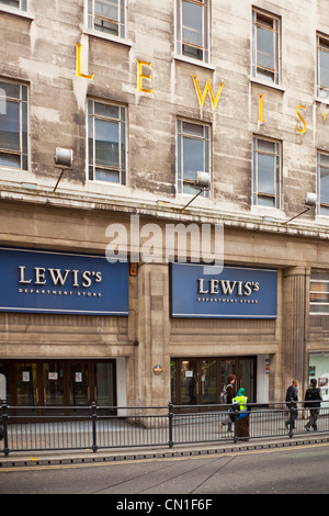 Lewis's department store in Liverpool Merseyside Regno Unito Foto Stock