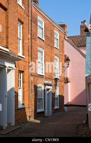 Ganci a piedi nel quartiere della Cattedrale, Norwich Norfolk, Regno Unito. Foto Stock