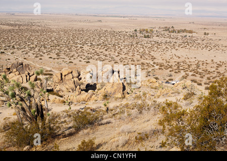 Paesaggio desertico della California meridionale Foto Stock