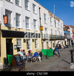 George Hotel pub Colchester Essex Inghilterra Foto Stock