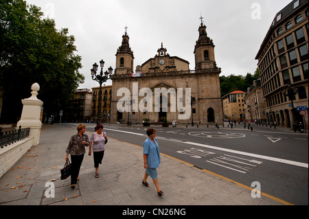 San Nicolas church in bilbao, paesi baschi Foto Stock