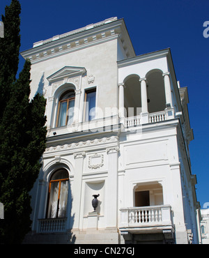 L'Ucraina. Repubblica autonoma di Crimea. Livadia Palace. Ritiro estivo di Niccolò II. Neo-rinascimentale. Da Nikolai Krasnov. Foto Stock