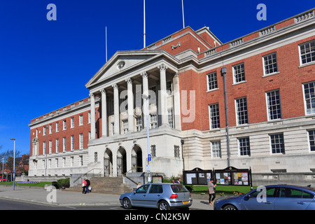 Chesterfield Borough Consiglio Municipio, Chesterfield, Derbyshire, Inghilterra, Regno Unito. Foto Stock