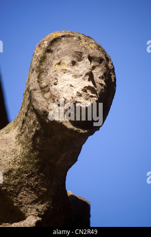 Gargoyle sulla parte esterna di Santa Maria Vergine Chiesa Devizes Foto Stock