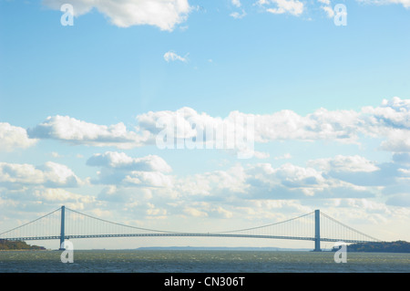 Ponte Verrazano-Narrows, New York, Stati Uniti d'America Foto Stock