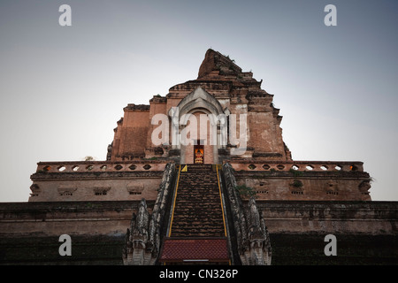 Wat Chedi Luang tempio, Chiang Mai, Thailandia Foto Stock