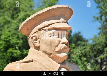 Statua di Stalin Foto Stock