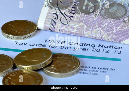 Codice fiscale 2012 - 2013 Foto Stock