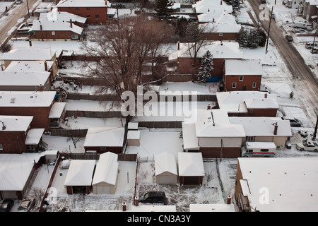 Quartiere di neve Foto Stock