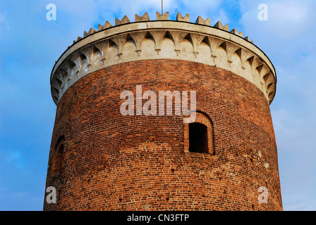 La Polonia, regione di Lublino, Lublin, il castello costruito nel XIV secolo, originariamente una prigione ospita oggi il Museo della Città Foto Stock