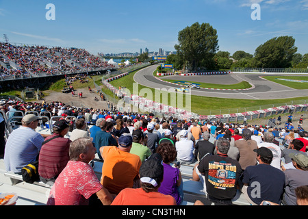 Canada, Provincia di Quebec, Montreal, NASCAR gara sul circuito Gilles Villeneuve sull Ile Notre Dame Foto Stock
