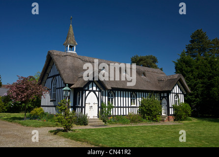 Chiesa di tutti i Santi poco Stretton Shropshire West Midlands England Regno Unito Foto Stock