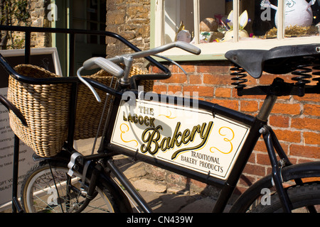 Lacock Village Bakery Wiltshire, Inghilterra Foto Stock