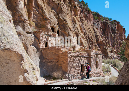 Bandelier National Monument NM Foto Stock