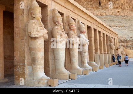 Egitto - La Valle delle regine, il Tempio di Hatshepsut, Unesco Foto Stock