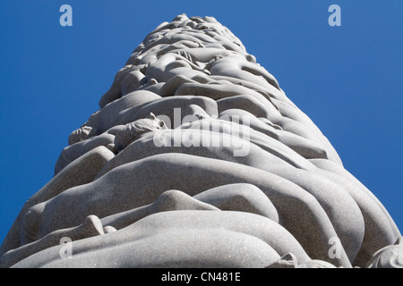 Norvegia, Oslo, Parco Frogner (Frognerpark) dove sono mostrati 214 statue dell'artista norvegese Gustaf Il parco Vigeland Foto Stock