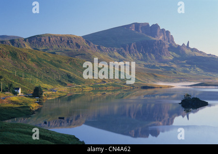 Il Storr, il vecchio uomo di Storr, Skye, Scozia Foto Stock