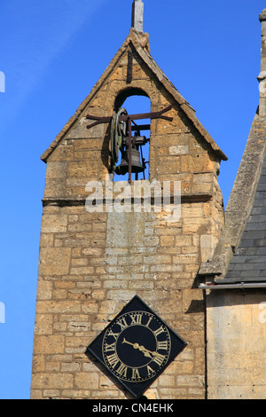 England Gloucestershire Moreton-in-Marsh coprifuoco tower Foto Stock