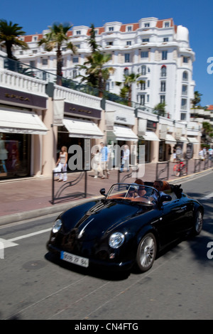 Francia, Alpes Maritimes, Cannes Croisette, l'hotel boutique di lusso designer di moda presso l'Hotel Majestic Barrière Foto Stock