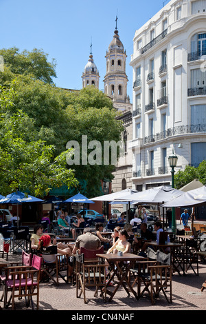 Argentina, Buenos Aires, San Telmo district, Piazza Dorrego Foto Stock