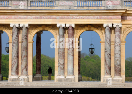 Francia, Yvelines, Chateau de Versailles, elencato come patrimonio mondiale dall UNESCO, il Grand Trianon Foto Stock