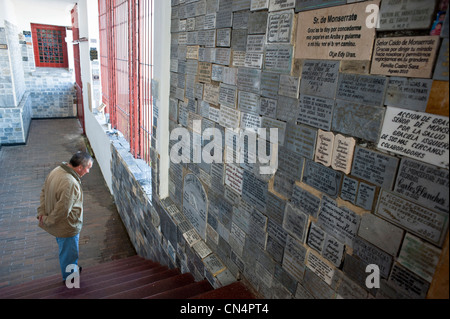 La Colombia, Cundinamarca Dipartimento, Bogotà, Mount Monserrate (3152 m), Monserrate chiesa dedicata alla Vergine Nera di Foto Stock