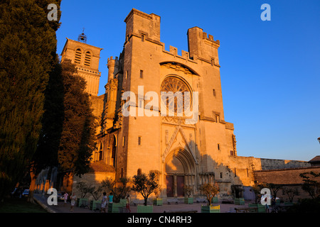 Francia, Herault, Beziers, St Nazaire Cathedral Foto Stock