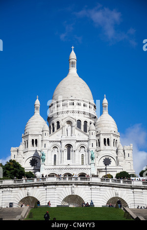 Il Sacro Cuore a Montmartre, Paris, Francia Foto Stock