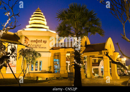 Cambogia Siem Reap provincia, città di Siem Reap, Angkor Museo Nazionale Foto Stock