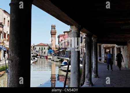 L'Italia, Veneto, Venezia, elencato come patrimonio mondiale dall' UNESCO, Murano Foto Stock