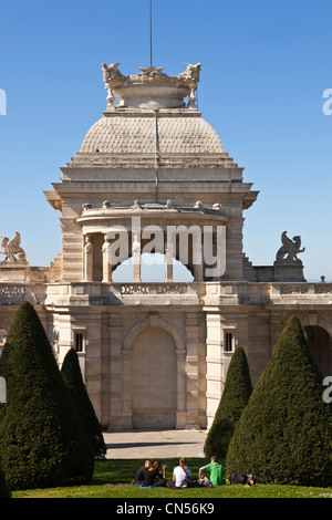 Francia, Bouches du Rhone, Marsiglia, Palazzo Longchamp, nell'ala destra del palazzo si trova il Museo di Storia Naturale Foto Stock