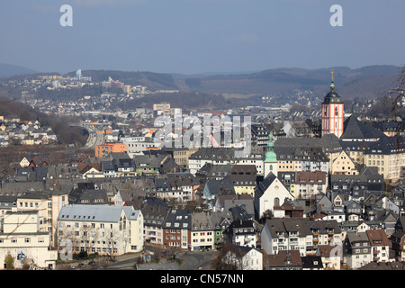 Città Siegen in Renania settentrionale-Vestfalia, Germania Foto Stock