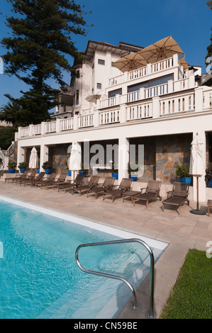 Il Cile, Regione di Valparaiso, Valparaiso Città, centro storico elencati come patrimonio mondiale dall' UNESCO, Cerro Alegre District Hotel Foto Stock