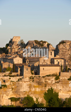 Francia, Bouches du Rhone, Les Baux de Provence, denominata Les Plus Beaux Villages de France (i più bei villaggi di Foto Stock