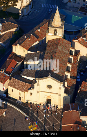 Francia, Bouches du Rhone, Aubagne (vista aerea) Foto Stock