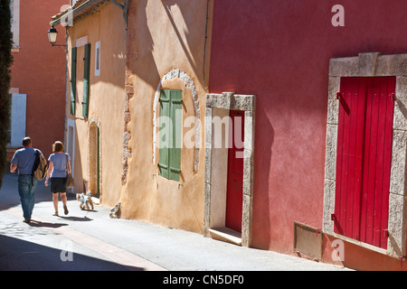 Francia, Vaucluse, Roussillon, Parc Naturel Regional du Luberon (Parco naturale regionale del Luberon), denominata Les Plus Beaux Foto Stock