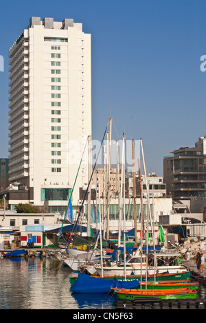 Israele, Tel Aviv, fronte mare, marina Foto Stock