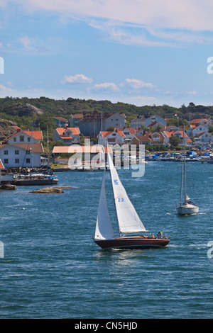 Marstrand porto sulla west cappotto di Svezia Foto Stock