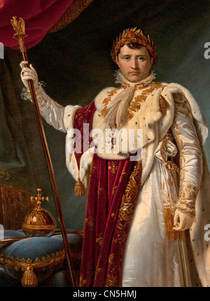 L'imperatore Napoleone I da François Pascal Simon Gérard 1770-1837 Francia - Francese Foto Stock