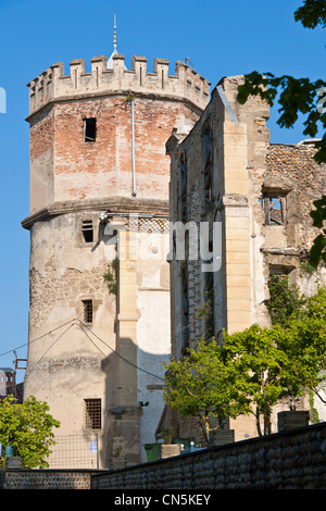 Francia, Isere, St Bonnet de Chavagne (frazioni di St Antoine l'Abbaye), il castello di Arthaudiere, 16-19secolo, Foto Stock