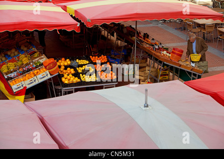 Principato di Monaco, Monaco, La Condamine district, Place d'Armes (Armes square) Foto Stock