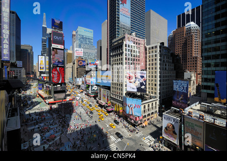Stati Uniti, New York City Manhattan Midtown, Times Square Foto Stock
