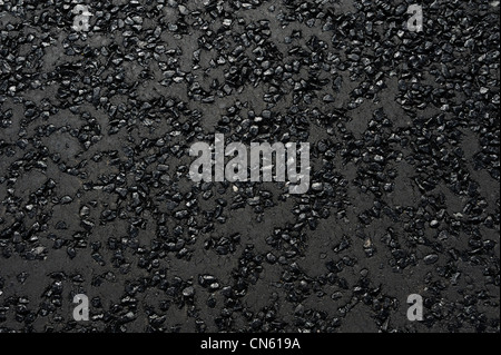 Asfalto stradale asfalto dettaglio Foto Stock