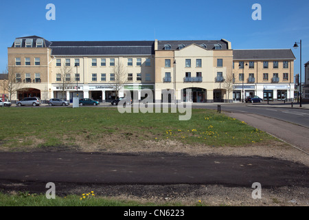 Negozi Cambourne Cambridgeshire Inghilterra Foto Stock