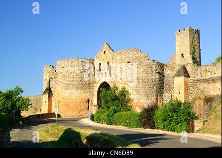 Domme Dordogne Nouvelle-Aquitaine Francia Foto Stock