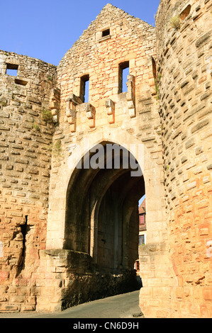 Domme Dordogne Nouvelle-Aquitaine Francia Foto Stock